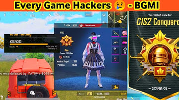 Every Game Hackers 😡🤬in BGMISamsung A3,A5,A6,A7,J2,J5, J7,S5,S6,S7,S9,A10,A20,A30,A70,