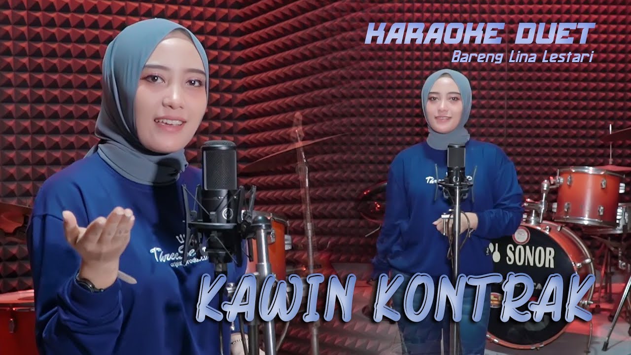 KAWIN KONTRAK ~ KARAOKE DUET BARENG LINA LESTARI