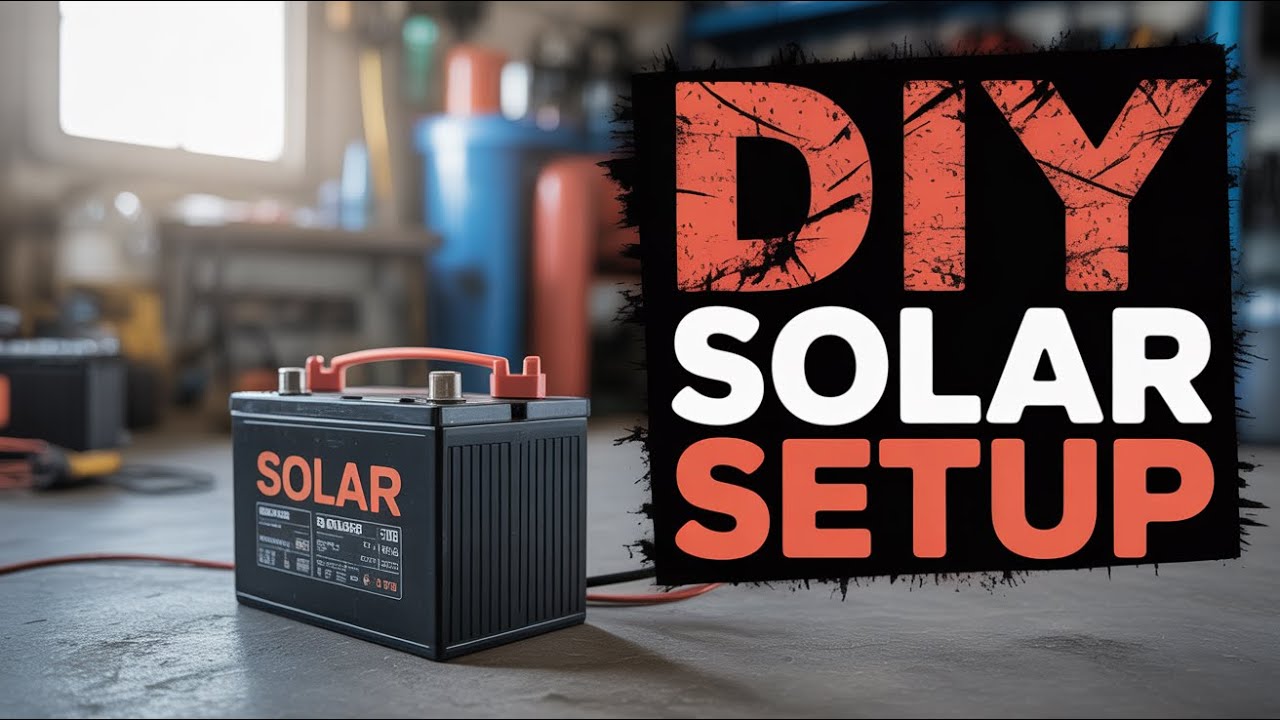 Materials Needed to Build A Simple Diy Solar Set Up - YouTube
