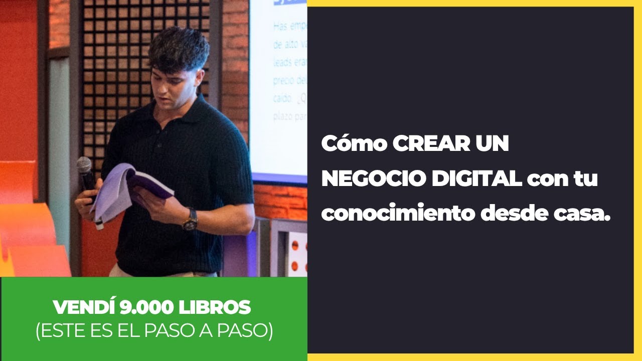 Cómo CREAR UN NEGOCIO DIGITAL con tu conocimiento desde casa. - YouTube