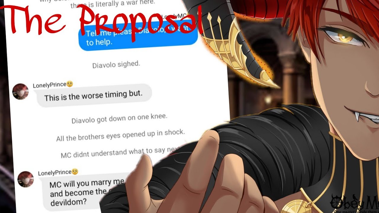 The Proposal (Obey me Texting Story)