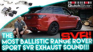 The most ballistic Range Rover Sport SVR Exhaust Sound with a QuickSilver Sound Architect™ Upgrade