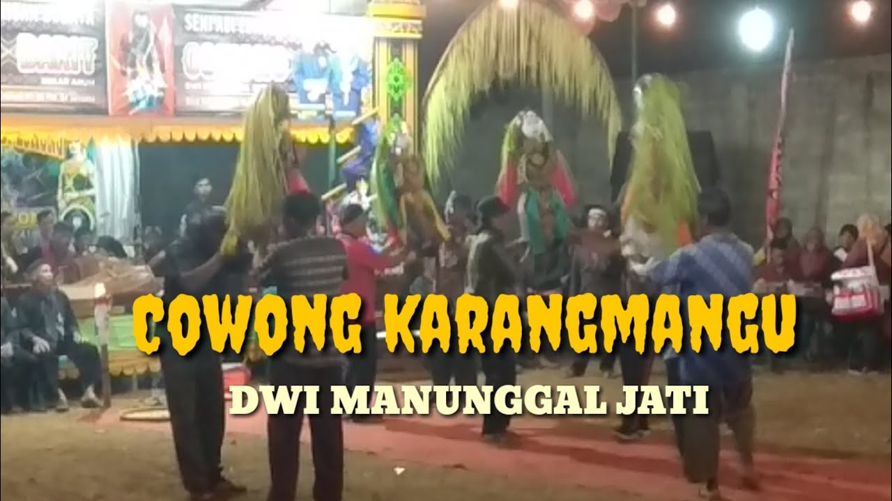 Seni budaya Cowong Dwi Manunggal Jati Dusun Jatisaba Desa Karangmangu Kroya