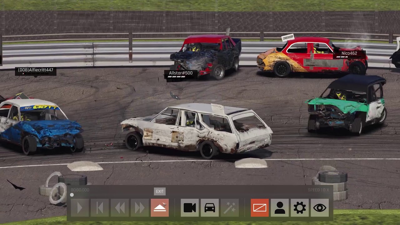 Wreckfest PRE85 BANGERS WORLD AT BOVINGDON DEMOLITION DERBY - YouTube