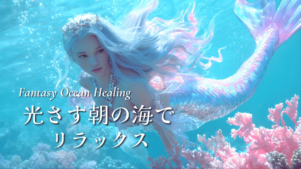 【作業用BGM】光さす朝の海 ヒーリング音楽｜リラックス・瞑想｜Fantasy Ocean Healing