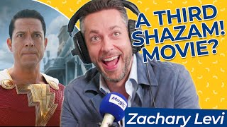 Will there be a Shazam 3? Zachary Levi talks DC crossover, London landmarks and Chicken Run