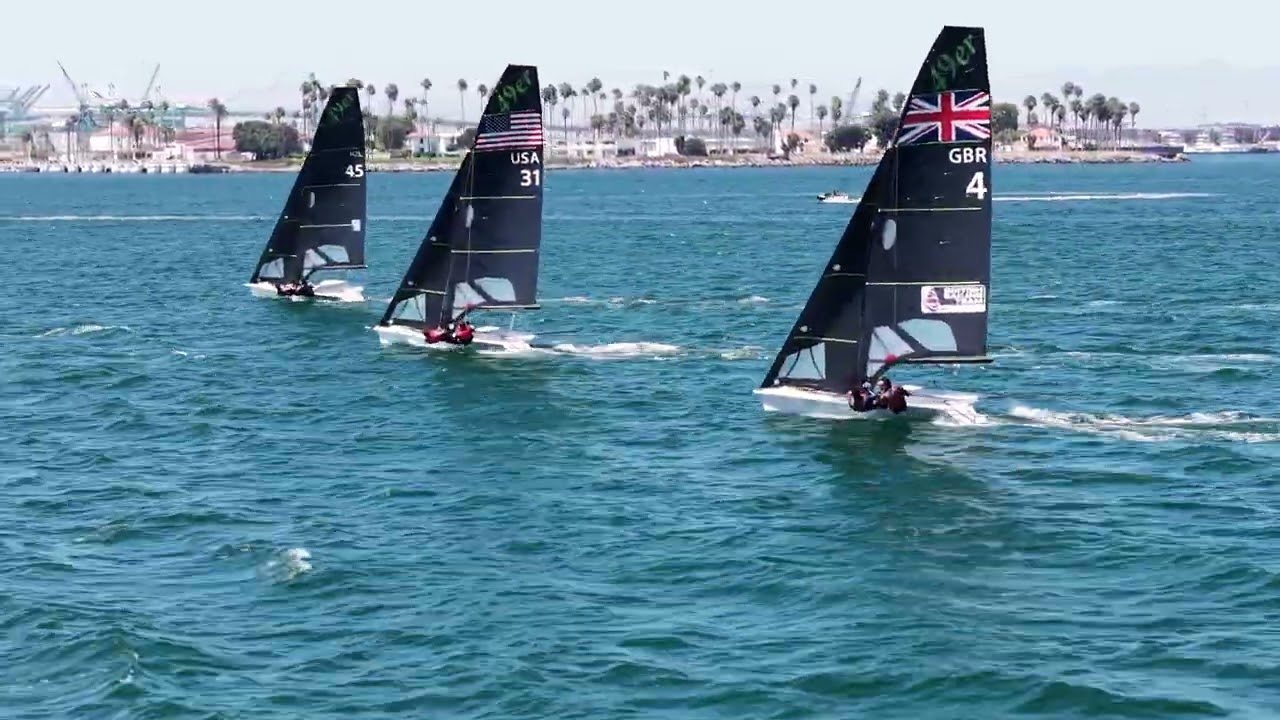 ⁣2026 SP OCR   49er   Final 2 upwind