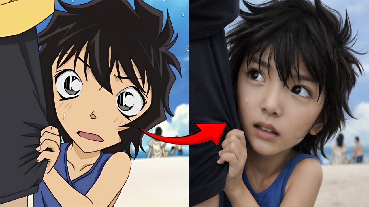 DETECTIVE CONAN REAL LIFE IN 4K ULTRA REALISTIC PART.2 (名探偵コナン) 🤫 AI LIVE ACTION!