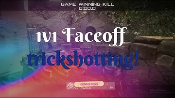 1v1 Faceoff Trickshotting! ft  Luckii