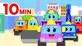 Construction Vehicle Compilation Nursery Rhymes Vehicle Songs For Kids Lotty Friends