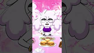 How To Eat A Burger // Rocky Rakoon Mukbang Animation Meme #Shorts #Tiktok #Funny #Trending #Meme