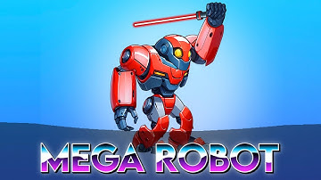 Mega Robot - 2D Animated Character || #2dcharacteranimation #2dcharacter #2dcharacterdesign