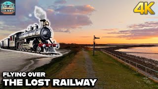 Flying Over the Lost Railway: Hayling Billy Trail in Stunning 4K | DJI Mini 4 Pro Drone Cinematic