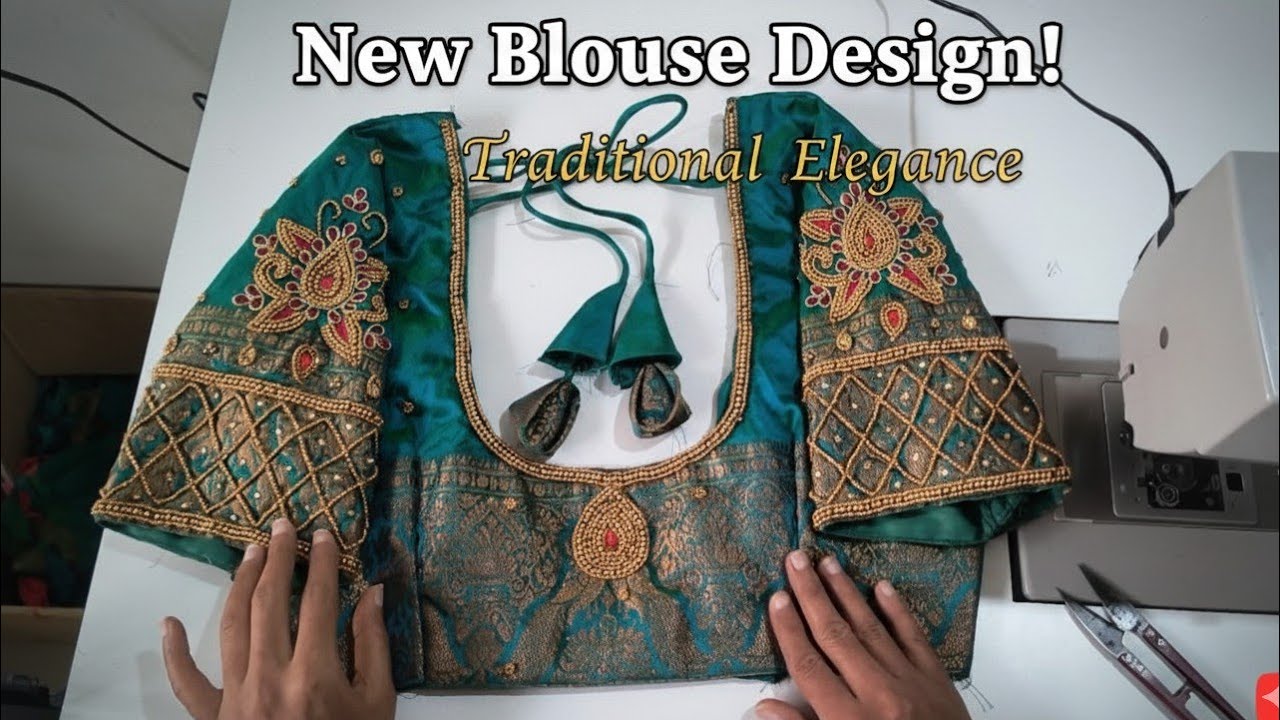 ट्रेडिशनल पॅटर्न कटवर्क ब्लाऊजAriwork blouse design|#dipalisttichart #fashiondesign 