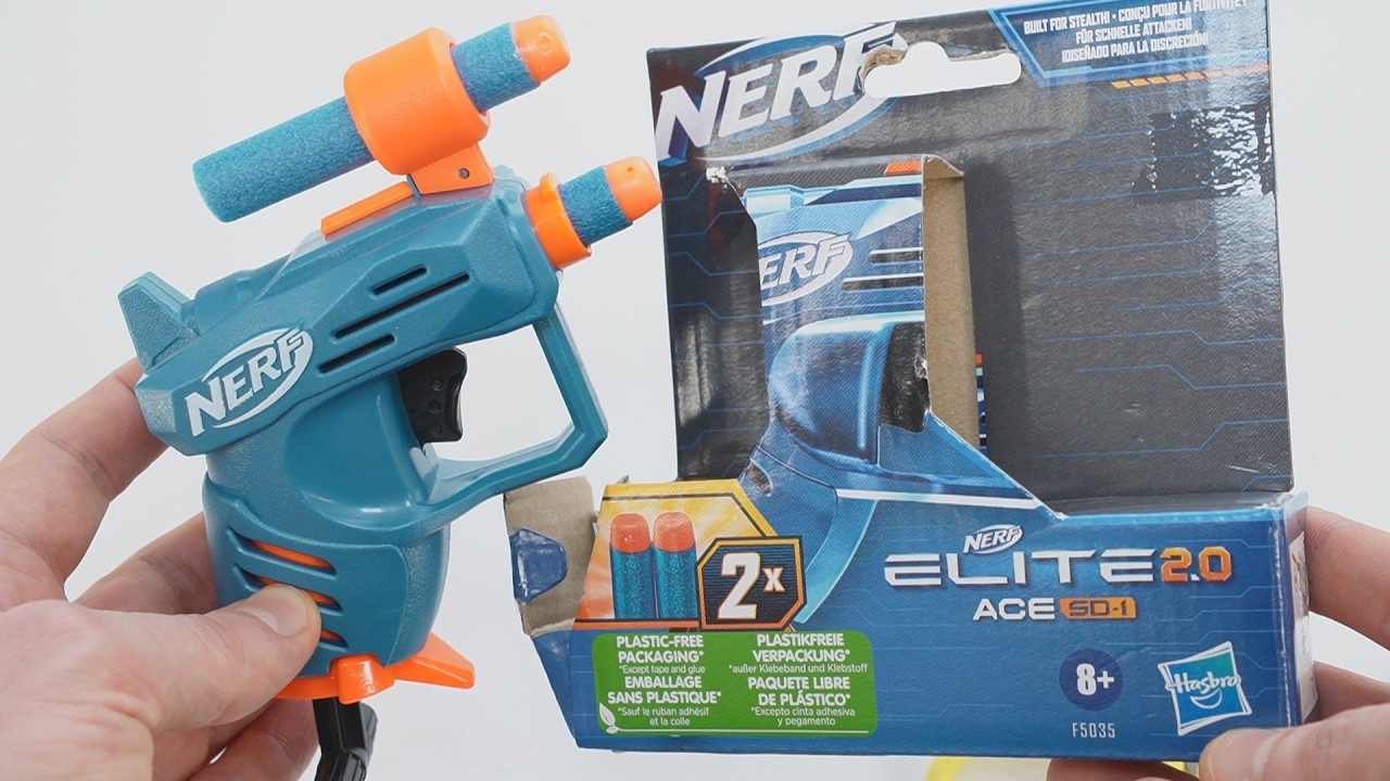 Nerf Elite 2.0 Ace SD-1 Blaster - YouTube