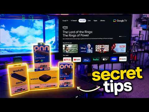 Capa de Secret Tips and tricks for the Onn 4K Stick, box and pro