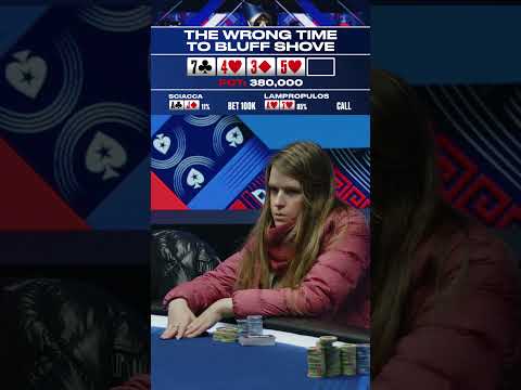 WRONG TIME TO BLUFF SHOVE #EPT #Poker