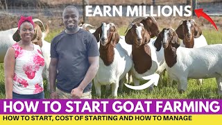 How To START GOAT FARMING Business And EARN Millions