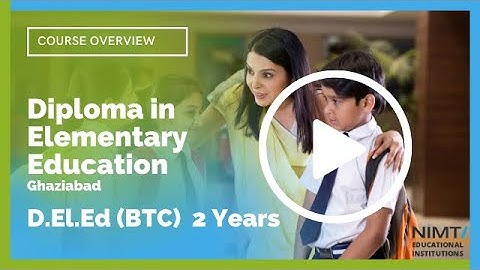 Diploma in Elementary Education