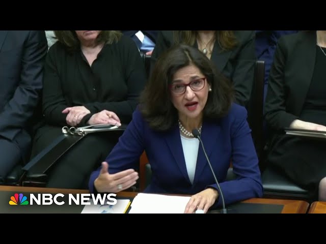 Columbia University president testifies on antisemitism on campus