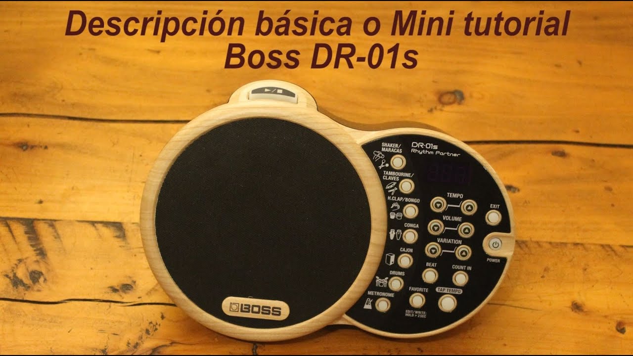 BOSS DR-01s Rhythm Partner 🥁 Demo of the foot switch percussion