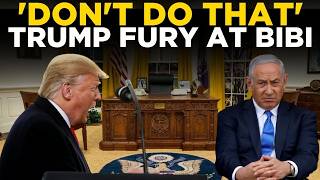 US IRAN WAR LIVE: Trump Explodes At 'Rogue' Netanyahu, 'I Told Him Don't Do That' As Alliance Cracks