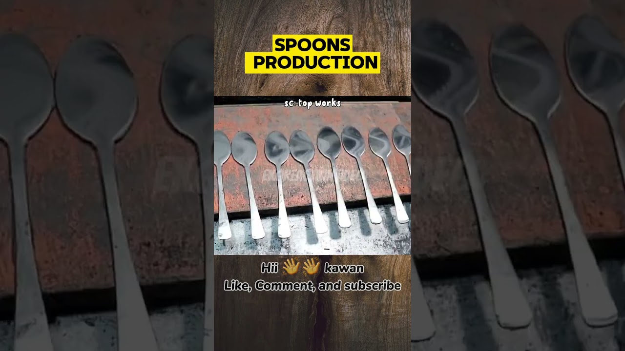 factory machine | spoons production | produksi cendok makan 