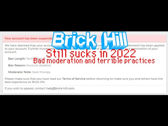 password to a banned roblox account - Brick Hill
