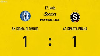 SK Sigma Olomouc vs. AC Sparta Praha (1:1) - SESTŘIH