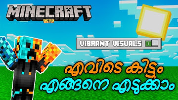 Minecraft Vibrant Visuals | Malayalam | Bunny Techies