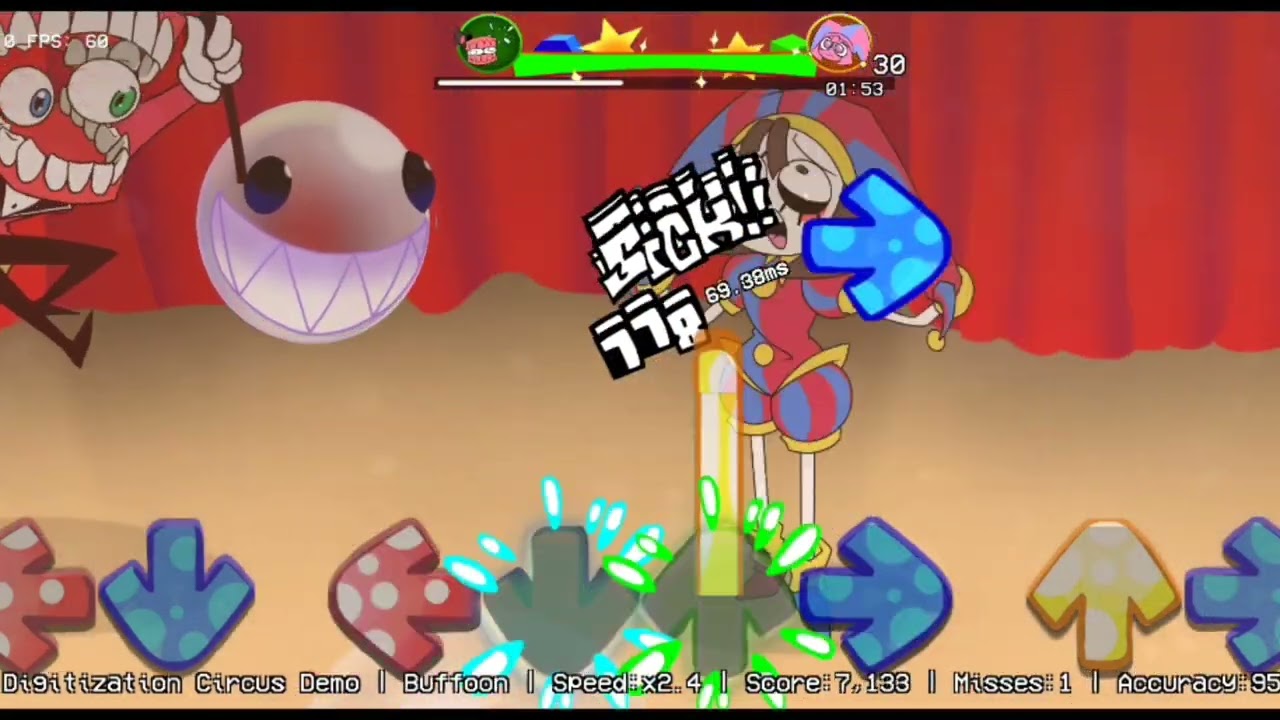 DIGITIZATION CIRCUS DEMO - BUFFOON : FRIDAY NIGHT FUNKIN'S - NINTENDO CLIPS