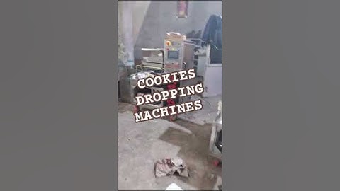 cookies dropping machine #bakerymachines #bakery #machine #cookiefactory #bakingtool