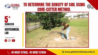 To determine the density of soil using Core Cutter Method