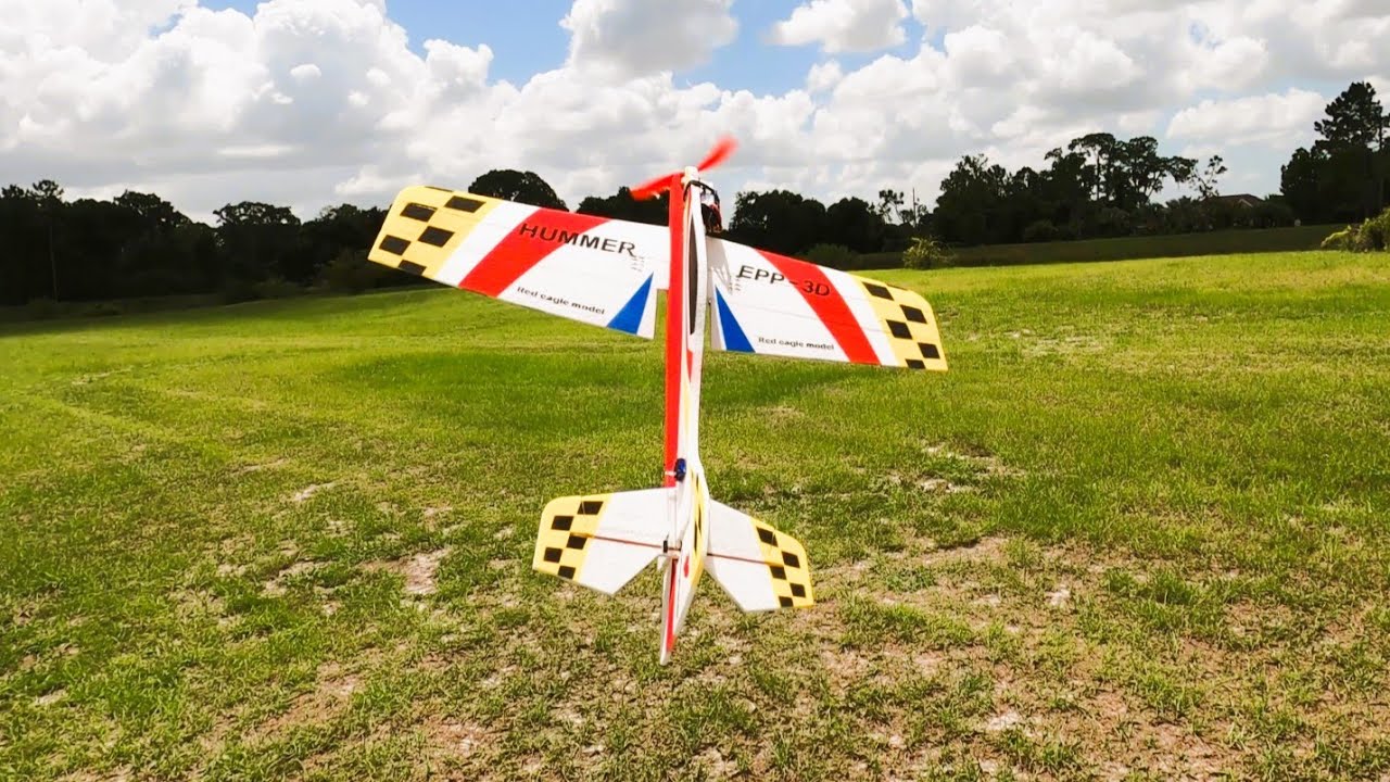 Fly Model Hummer Flight of the Hummer 3D Stunt Plane | RC Flight Re-Maiden 1000mm EPP ...