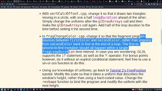 Color transitions challenge in OpenGL
