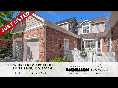9875 Greensview Circle, Lone Tree, CO home video tour