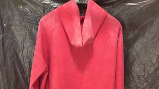 Rare Red Latex Friesennerz Rain Jacket Gummijacke Naturkautschuk 0,5Mm