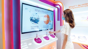 CooperVision #FightMyopia Interactive RFID Table