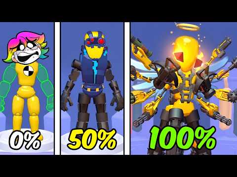 I MERGED MY ROBOT TO THE MAX LEVEL! (Merge Ragdoll Fighting)