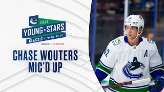 Details Chase Wouters Mic'd Up vs. Jets at Young Stars Update