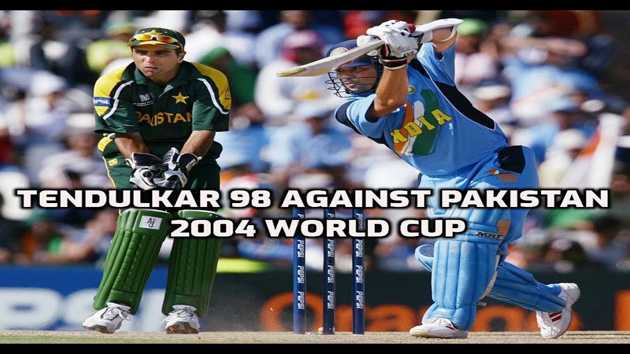 Sachin Tendulkar 98 against Pakistan WC 2004