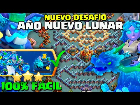 FÁCIL NUEVO DESAFIÓ LUNAR en CLASH OF CLANS