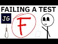 Stages of failing a test 8 stages