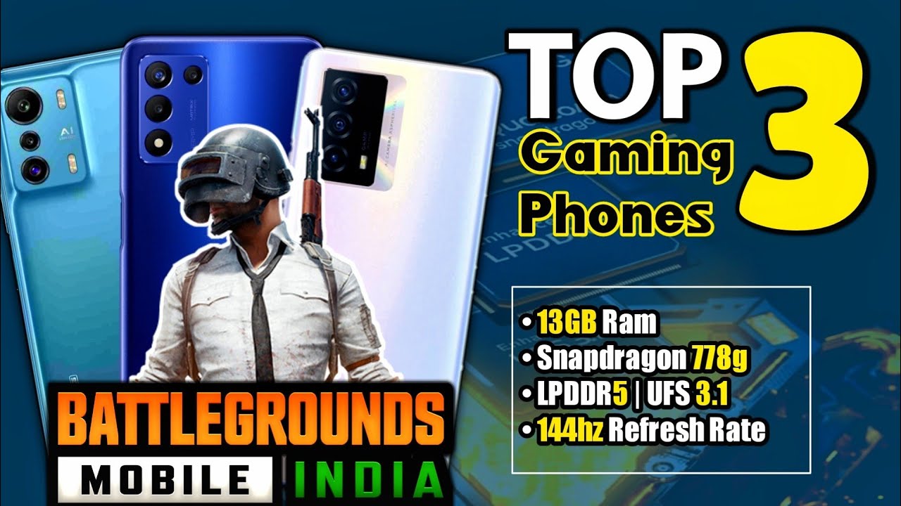 TOP 3 Best Gaming Phones Under 20000🔥 60fps Gaming 144hz SD 778g