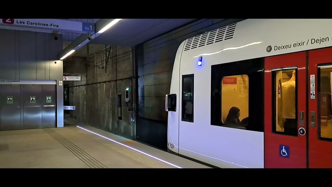 Metrovalencia: Estación y túnel de Les Carolines-Fira |L2|