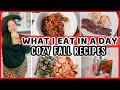 What I Eat In A DAY *Realistic Easy Meals*  FALL RECIPES