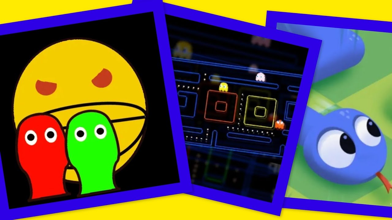 Jugando Ghost vs pac, pac-man,snake