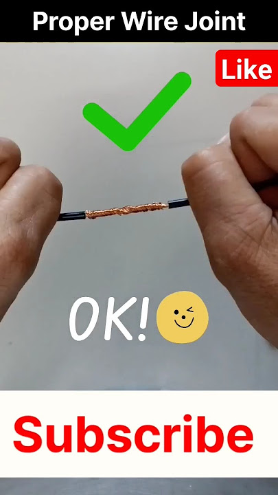 Proper Joint | Wire Joint Tips  | Straight joint | Wire Joint | Shorts | Viral | ytshorts