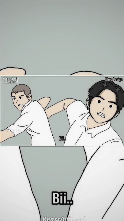 ROBI BANTAI DHOT KARNA SALAH PAHAM||SAMPAI BONYOK😳😈#dhotdesign #animasisekolah #shorts #fyp