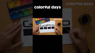 GoPro logo painting